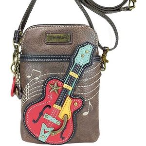 NEW w/ tags Chala Guitar Cellphone Handbag